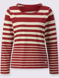 Collection L T-Shirts<T-shirt rayé pur coton