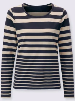 Collection L T-Shirts<T-shirt rayé pur coton