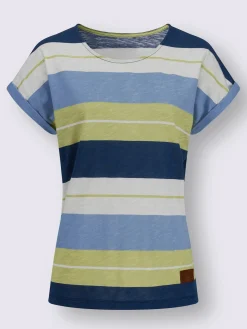 Collection L T-Shirts<T-shirt rayé pur coton