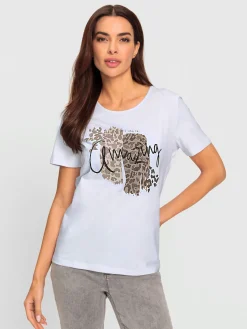 Rick Cardona T-Shirts<T-shirt superbe imprimé brillant