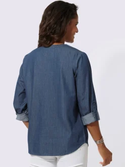 Collection L Tuniques|Chemisiers<Tunique en jean pur coton