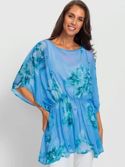 Ashley Brooke Tuniques|Chemisiers<Tunique imprimé floral