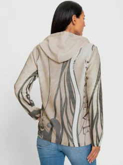 Rick Cardona Gilets Et Cardigans<Veste à capuche en tricot motif maille moderne