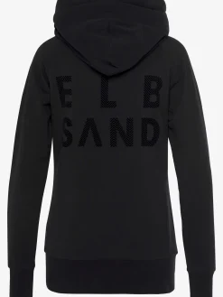 Elbsand T-Shirts<Veste à capuche grande capuche avec coulisse