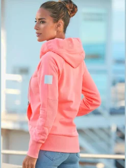 Elbsand T-Shirts<Veste à capuche large bord-côte aux finitions