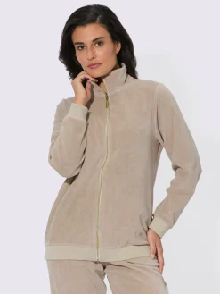 Plantier Tenues De Détente<Veste chandail en velours ras