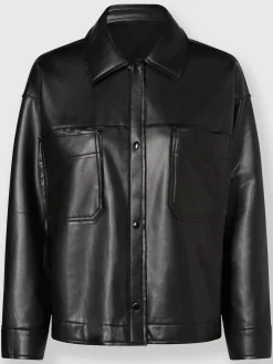 Rick Cardona Chemisiers<Veste chemisier imitation cuir souple