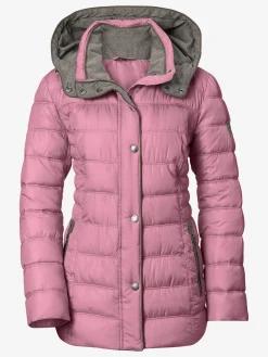 Vestes<Veste décontractée col montant capuche doublure contrastée