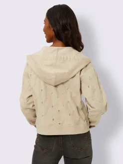 Mandarin Vestes<Veste de loisirs effet « destroy » tendance