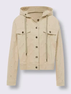 Mandarin Vestes<Veste de loisirs effet « destroy » tendance