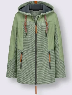 Collection L Vestes<Veste de mi-saison capuche à coulisse et stoppeurs