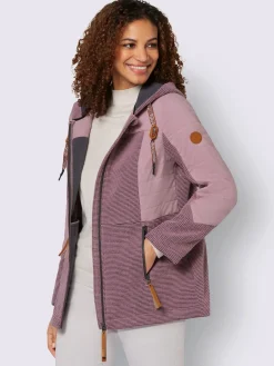 Collection L Vestes<Veste de mi-saison capuche à coulisse et stoppeurs