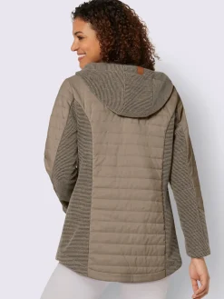 Collection L Vestes<Veste de mi-saison capuche à coulisse et stoppeurs