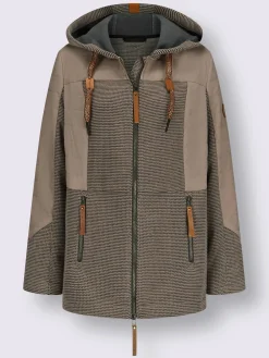 Collection L Vestes<Veste de mi-saison capuche à coulisse et stoppeurs