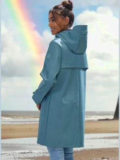 Elbsand Vestes<Veste de pluie parka longue à capuche