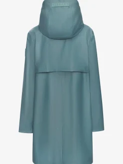 Elbsand Vestes<Veste de pluie parka longue à capuche