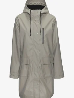 Elbsand Vestes<Veste de pluie parka longue à capuche