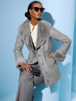 Creation L Vestes<Veste d'hiver col châle mode