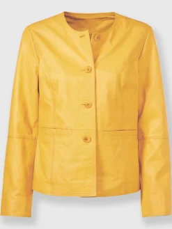 Ashley Brooke Vestes<Veste en cuir pur cuir d'agneau nappa