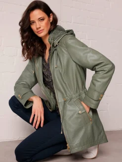 Mainpol Vestes<Veste en cuir pur cuir d'agneau nappa