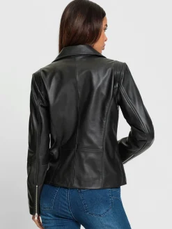 Rick Cardona Vestes<Veste en cuir style motard tendance