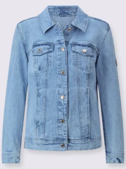 Collection L Vestes<Veste en jean qualité coton