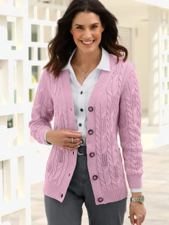 Gilets Et Cardigans<Veste en tricot 50% coton
