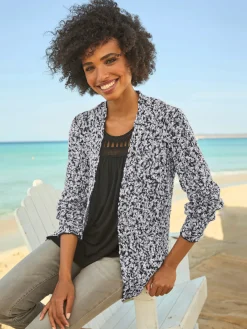 Linea Tesini Gilets Et Cardigans<Veste en tricot 55% coton