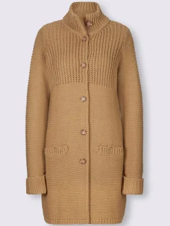 Linea Tesini Gilets Et Cardigans<Veste en tricot 15% laine