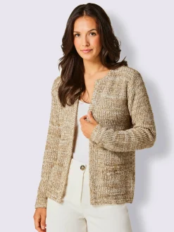 CREATION L PREMIUM Gilets Et Cardigans<Veste en tricot 30% soie