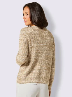 CREATION L PREMIUM Gilets Et Cardigans<Veste en tricot 30% soie