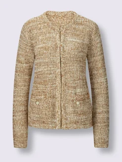 CREATION L PREMIUM Gilets Et Cardigans<Veste en tricot 30% soie