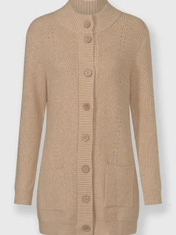 Gilets Et Cardigans<Veste en tricot ajouré 50% viscose