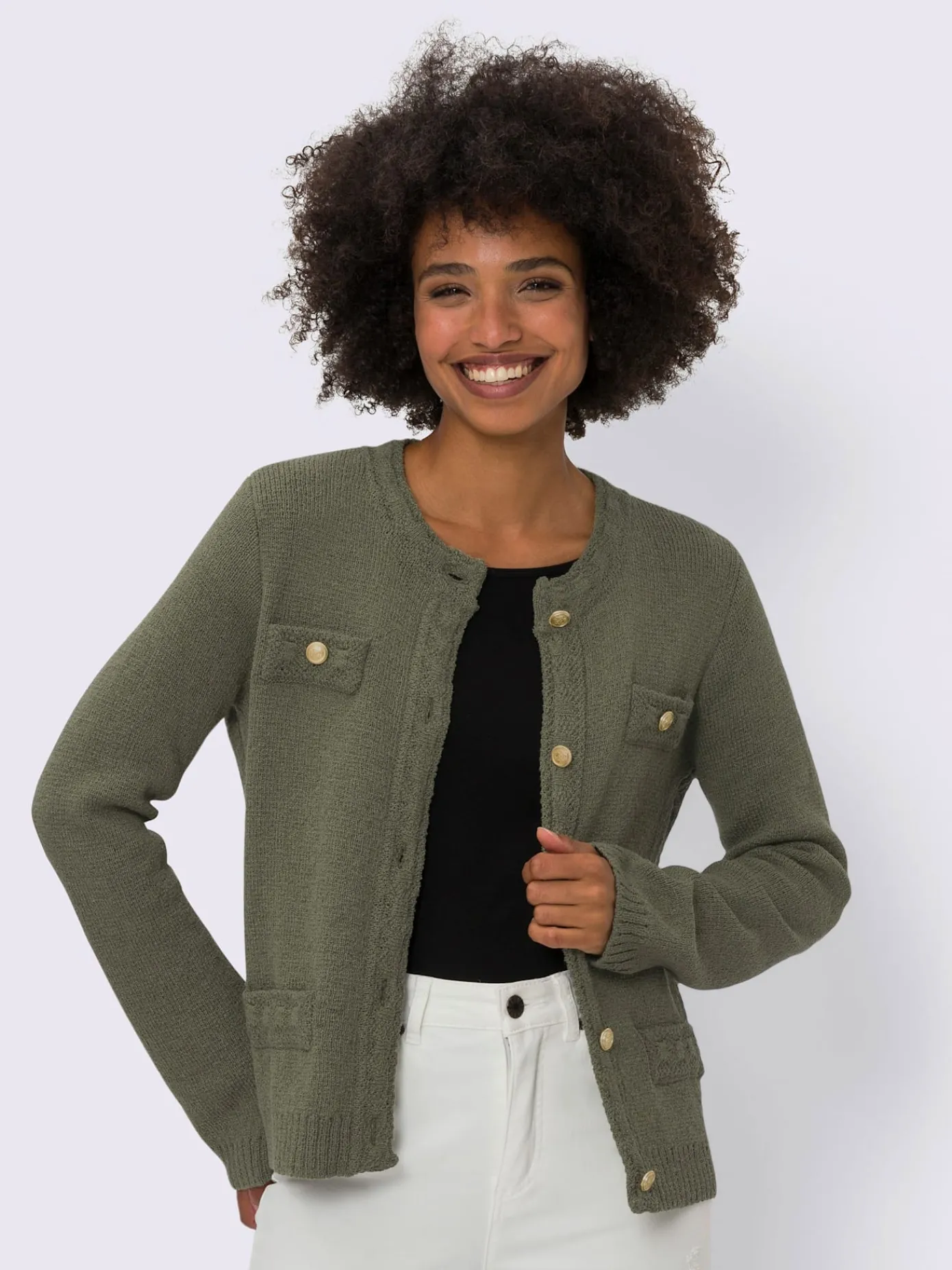 Linea Tesini Gilets Et Cardigans<Veste en tricot alternative idéale au blazer