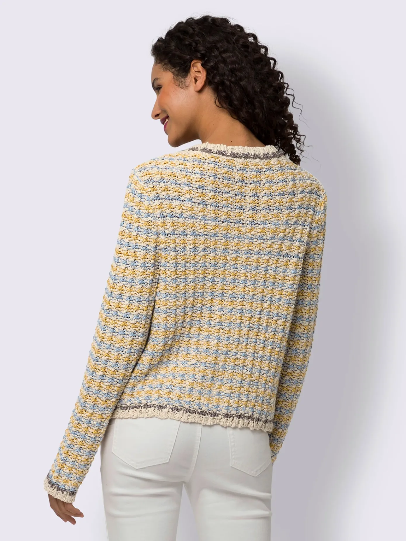 Linea Tesini Gilets Et Cardigans<Veste en tricot fil fantaisie brillant