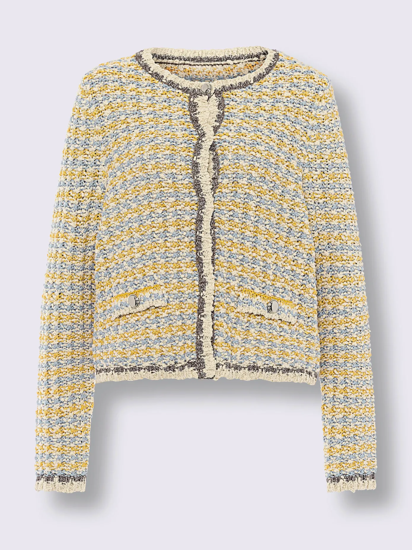 Linea Tesini Gilets Et Cardigans<Veste en tricot fil fantaisie brillant