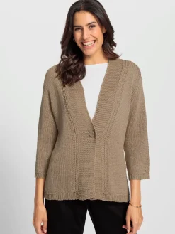 Gilets Et Cardigans<Veste en tricot fil fantaisie facile d'entretien