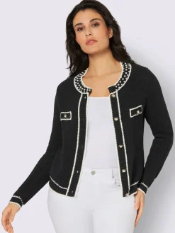 Creation L Gilets Et Cardigans<Veste en tricot fin 50% coton