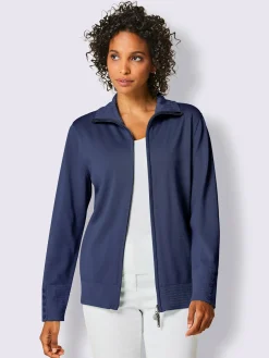 CREATION L PREMIUM Gilets Et Cardigans<Veste en tricot fin mercerisé