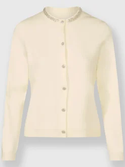 Ashley Brooke Gilets Et Cardigans<Veste en tricot fin petites pierres brillantes fantaisie