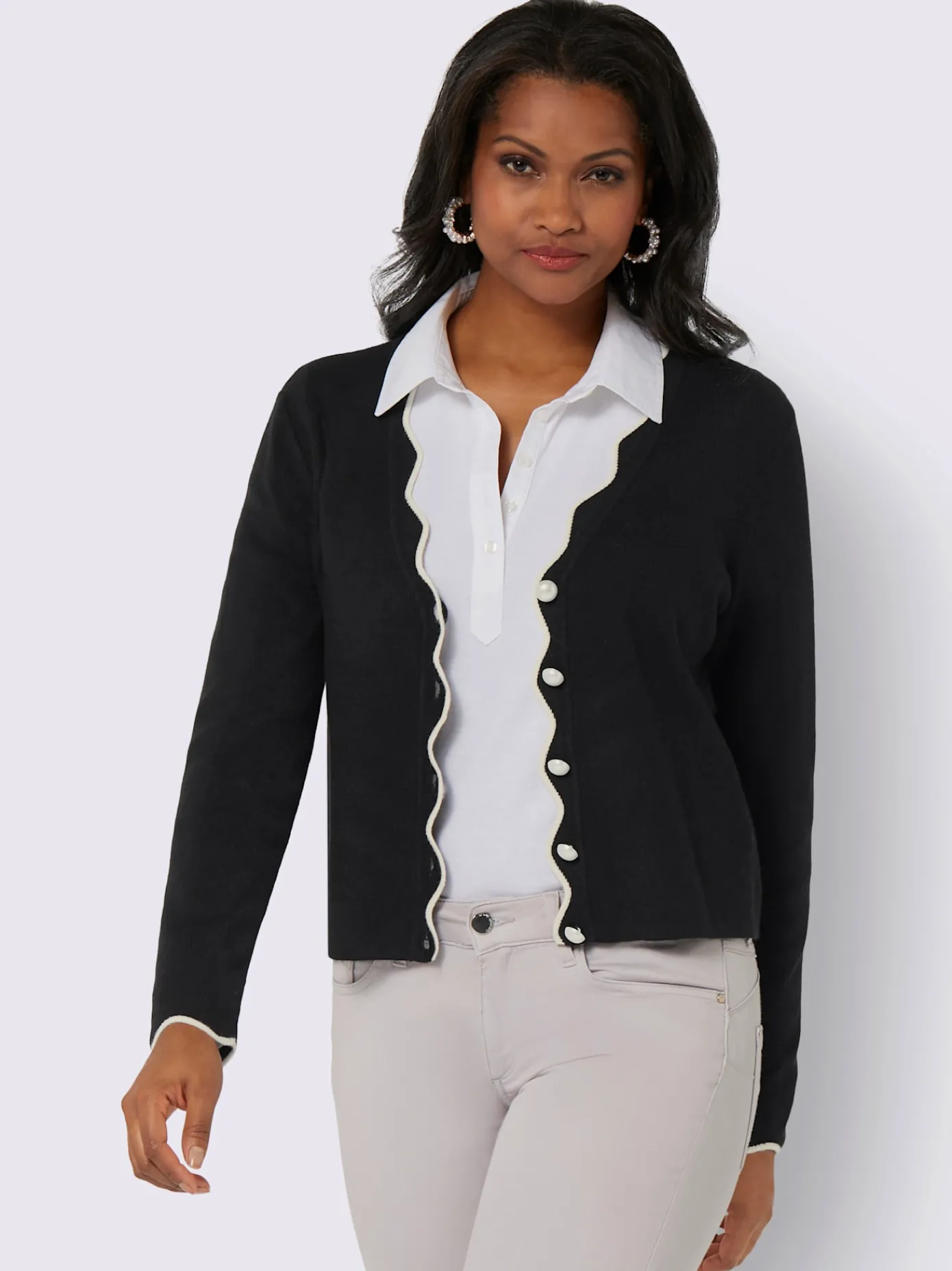 Fair Lady Gilets Et Cardigans<Veste en tricot fin tricot fin élégant