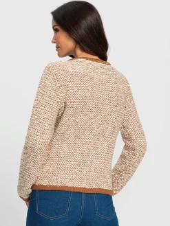 Ashley Brooke Gilets Et Cardigans<Veste en tricot franges tendance