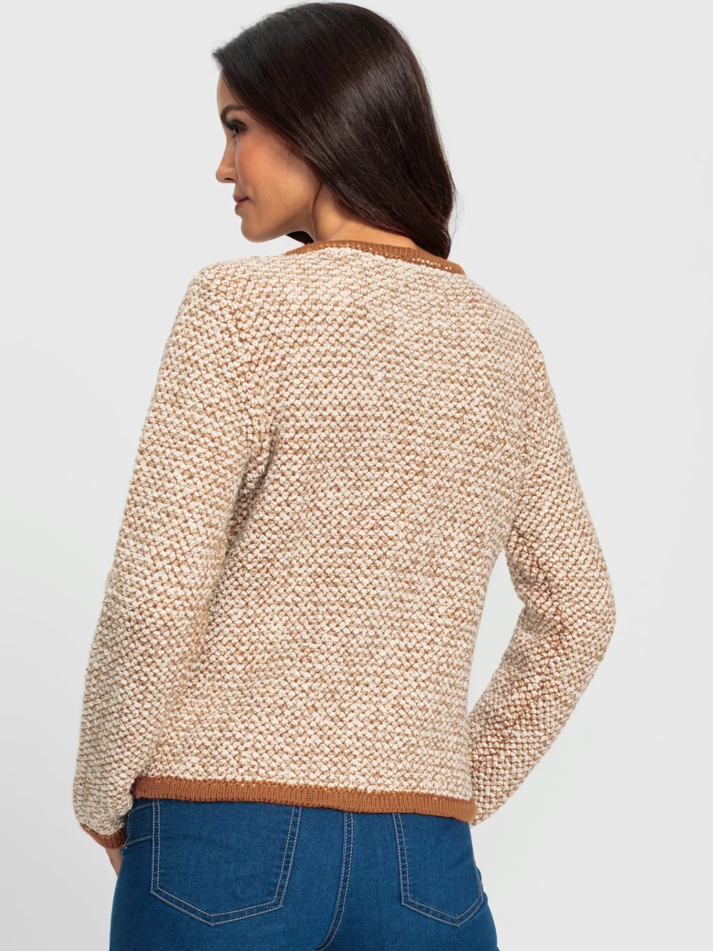 Ashley Brooke Gilets Et Cardigans<Veste en tricot franges tendance