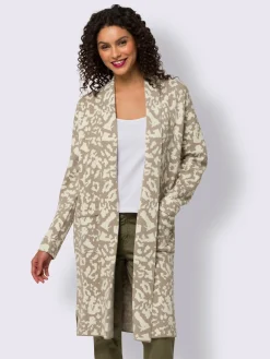Linea Tesini Gilets Et Cardigans<Veste en tricot jacquard tricot jacquard de qualité