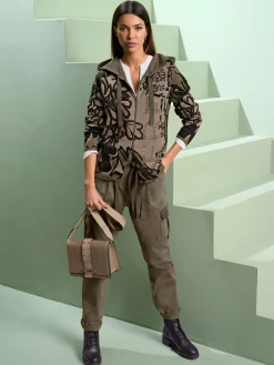 Rick Cardona Gilets Et Cardigans<Veste en tricot jacquard joli jacquard à l'aspect animal