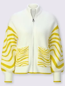 Creation L Gilets Et Cardigans<Veste en tricot jacquard douceur et bien-être