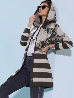 Creation L Gilets Et Cardigans<Veste en tricot jacquard mélange de viscose doux