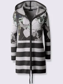 Creation L Gilets Et Cardigans<Veste en tricot jacquard mélange de viscose doux