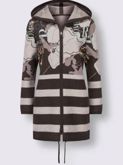 Creation L Gilets Et Cardigans<Veste en tricot jacquard mélange de viscose doux