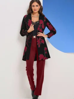 Ashley Brooke Gilets Et Cardigans<Veste en tricot jacquard 50% viscose (ecovero)